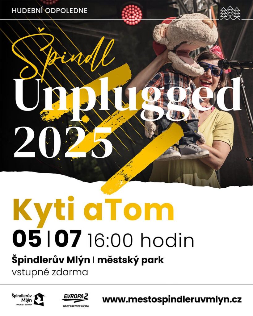 Špindl Unplugged pokračuje! V sobotu 5. července zahraje Kyti aTom v městském parku