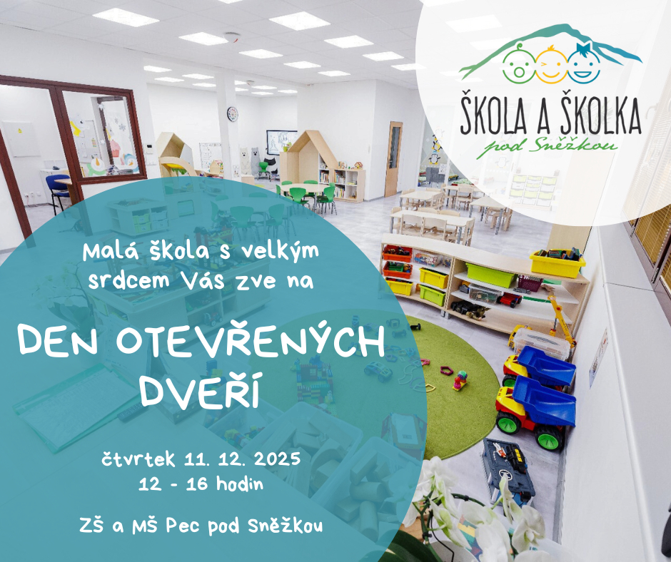 Den otevřených dveří v Peci pod Sněžkou: Objevte školu, kde se děti cítí jako doma