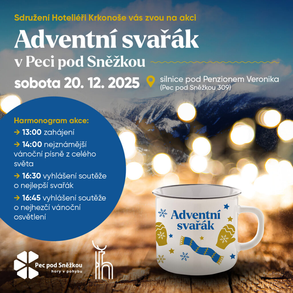 Adventní svařák v Peci pod Sněžkou: Užijte si kouzelný 3. ročník pod Sněžkou!